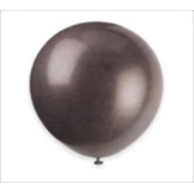 12 Pearlized Balloon 12Ct Black