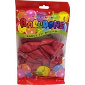 12 Balloon 15Ct Burgundy