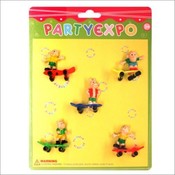 Pac Animal Figure W/Skate Board X5*