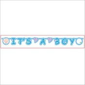 Letter Banner 4.25X47.5 Its A Boy