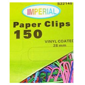 150 Piece 28 Mm Paper Clips Vinyl