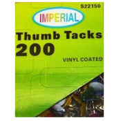 200 Piece Thumb Tacks Vinyl