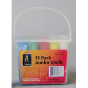 15 Jumbo Chalk In A Bucket