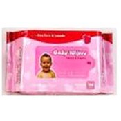 100 Count Pink Baby Wipe