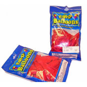 12 Piece 12 Inch Red Metallic Balloons