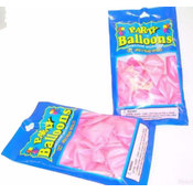 12 Piece 12 Inch Pink Metallic Balloons