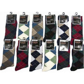 Mens Argyle Pattern Socks