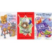 Birthday Greeting Cards - Juvenile Age Specific