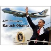 President Obama - Air Force One Car Magnet