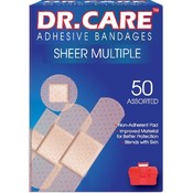Adhesive Bandages 50Ct Sheer Multi Pack