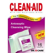 16 Count Antiseptic Wipes