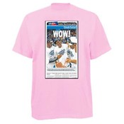 Orlando Sentinel Newspaper "Wow" T-shirt Pink.