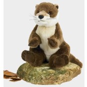 9" Sitting Bean Bag River Otter