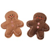 8" 2 Asst. Color Plush Ginger Bread Man