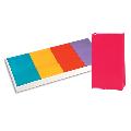 Gift Sacks 6 Assorted Bright Colors with Display