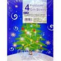 4 pack Christmas Gift Boxes