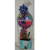 Graduation Globe Desk Pen Set with Balloon