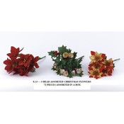 Plush Santa and Snowman Toy
