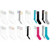 Women's Tube Socks With Icons - 3 Pack