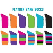 Women's Feather Yarn Socks