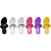 Ladies T-Strap Thongs With Chain