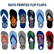 Boys Printed Flip Flops