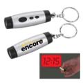 Mini Lcd Projection Clock Keychain