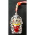 Flashing Dog With Heart Necklace