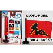 Swicherz Mudflap Girl Flag- The Stickable Toy