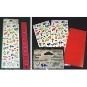 Fiskars Romance Love Theme Stickers (2 Sheets)