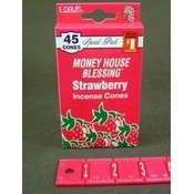 45 Pack Incense Cones Strawberry Flavor
