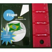 Flashing Illuminated LED Brazilian Flag Magnet