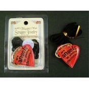 Flashing LED Hear Scrapbooking Magnet and Lanyard