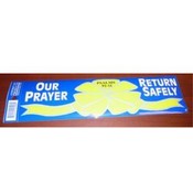 Patriotic Bumper Sticker "Return Safely"