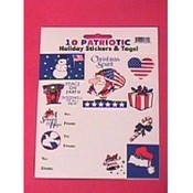10 Patriotic Holiday Stickers and Tags