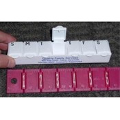 Imprinted Snap-Open Weekly Pill Box Organizer