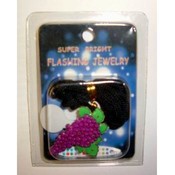 Flashing LED Grapes Magnet and Lanyard Jewelry