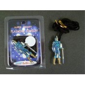 Flashing LED Knight in Armor Magnet