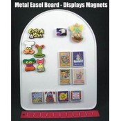 White Metal Desktop Magnet Display Easel