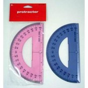 Plastic Protractor/Ruler with easy to read numbers