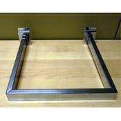 12 Inch Chrome U-Bar Slatwall Hooks