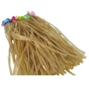 Kid's Tan Plastic Hula Skirt