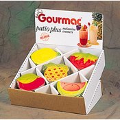 Melamine Fruit Coasters Counter Display