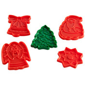 Holiday Cookie Cutters,  Set of 5