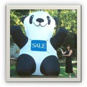 14' Panda Bear - Cold Air Inflatable - with Blower