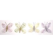 5" Glittery Butterfly Magnet