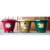 Christmas Planter 10 1/2"