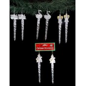 Frosted Mini Icicles Christmas Ornaments