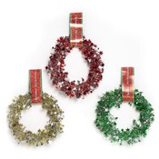25" Metallic Christmas Wire Star Garland