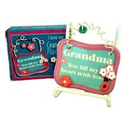 Grandma Fill My Heart Plaque